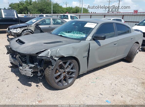 2C3CDXCT9PH656157 2023 DODGE CHARGER Gray Передня ліва чверть