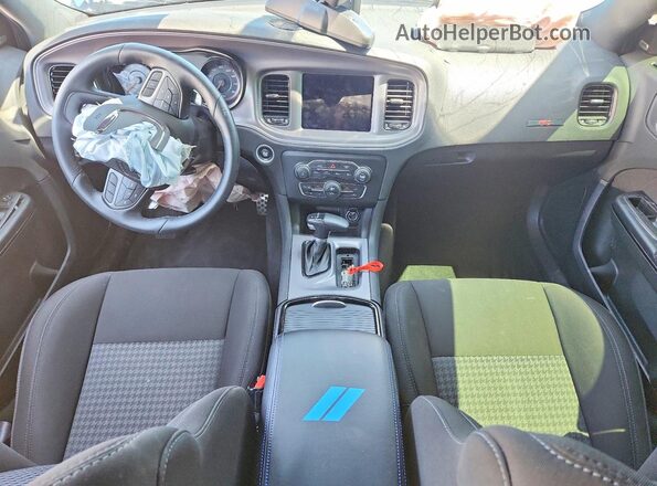 2C3CDXCT9PH656238 2023 DODGE CHARGER Синий Вид панели приборов