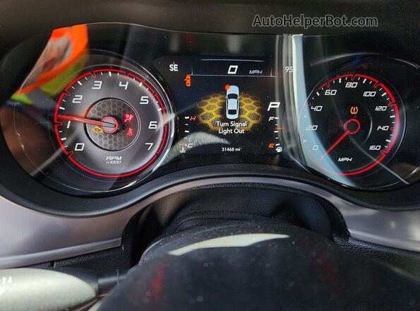 2C3CDXCT9PH656238 2023 DODGE CHARGER Синий Вид щитка приборов