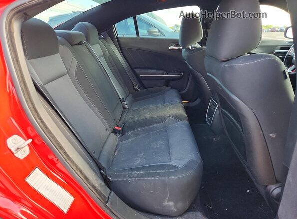 2C3CDXCTXHH520086 2017 DODGE CHARGER Красный Вид задних сидений