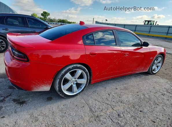 2C3CDXCTXHH520086 2017 DODGE CHARGER Красный Задняя правая четверть