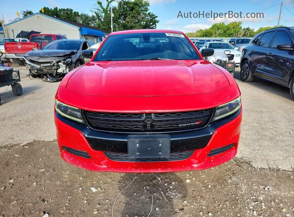 2C3CDXCTXHH520086 2017 DODGE CHARGER Красный Вид спереди
