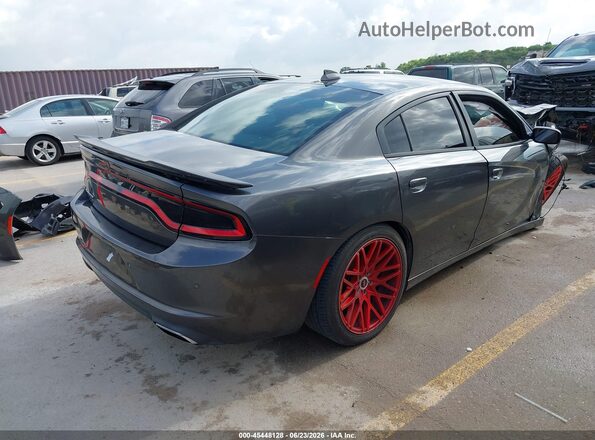 2C3CDXCTXJH233417 2018 DODGE CHARGER Gray Հետևի աջ