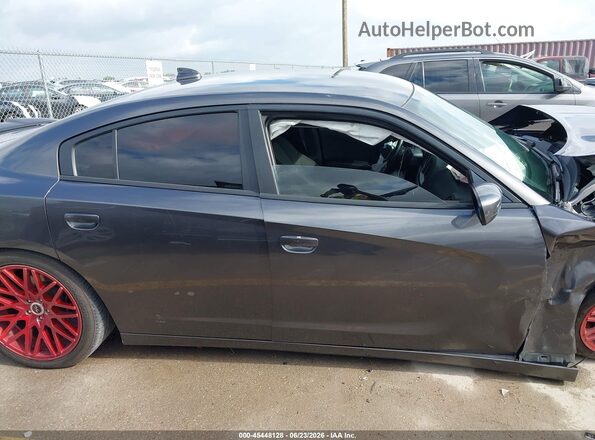 2C3CDXCTXJH233417 2018 DODGE CHARGER Gray Սալոնի 360 աստիճան տեսք