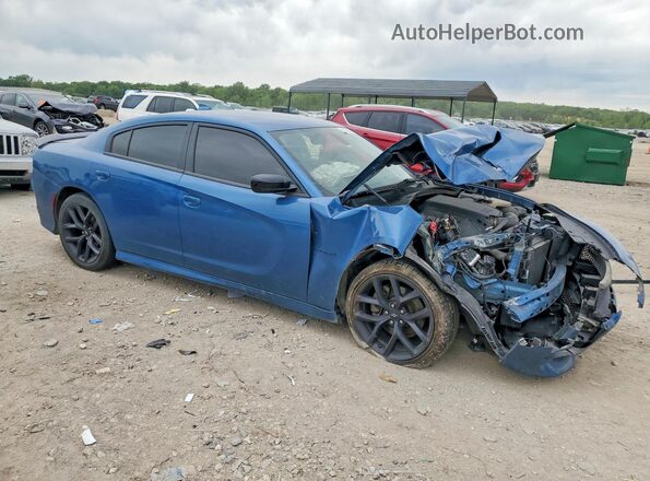 2C3CDXCTXMH612843 2021 DODGE CHARGER Blue Передня права чверть