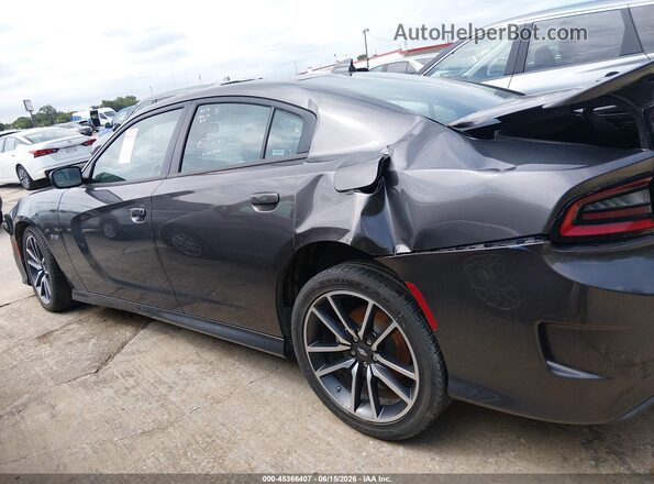 2C3CDXCTXPH568427 2023 DODGE CHARGER Gray Սալոնի 360 աստիճան տեսք
