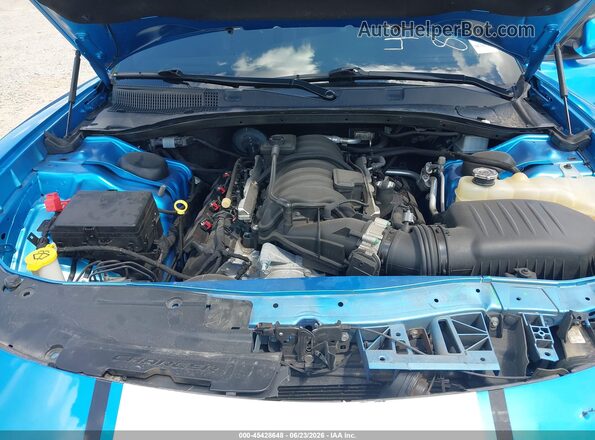 2C3CDXEJ1JH290990 2018 DODGE CHARGER Синий Вид сзади