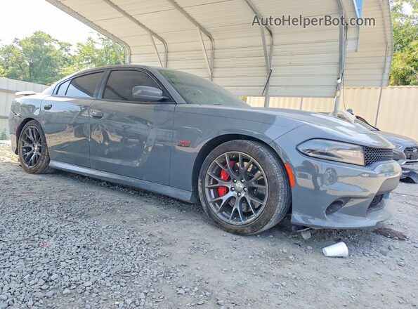 2C3CDXEJ4HH510844 2017 DODGE CHARGER Gray Przód prawy