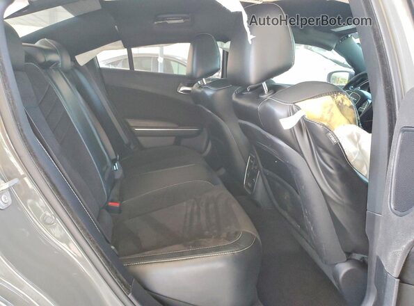 2C3CDXEJ4HH510844 2017 DODGE CHARGER Gray Widok tylnych siedzeń