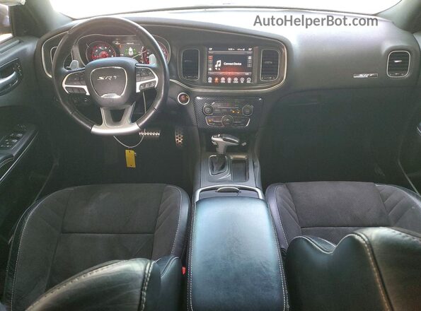 2C3CDXEJ4HH510844 2017 DODGE CHARGER Gray Widok deski rozdzielczej