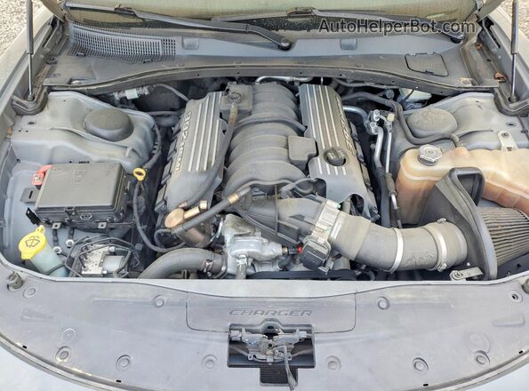 2C3CDXEJ4HH510844 2017 DODGE CHARGER Gray Widok wnętrza z tyłu