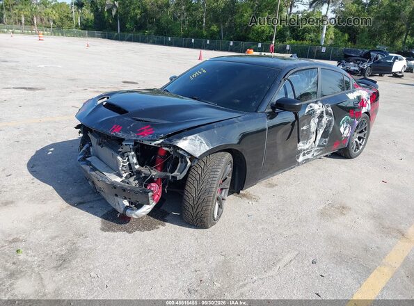 2C3CDXEJXGH233275 2016 DODGE CHARGER Black Vista tres cuartos delantera izquierda