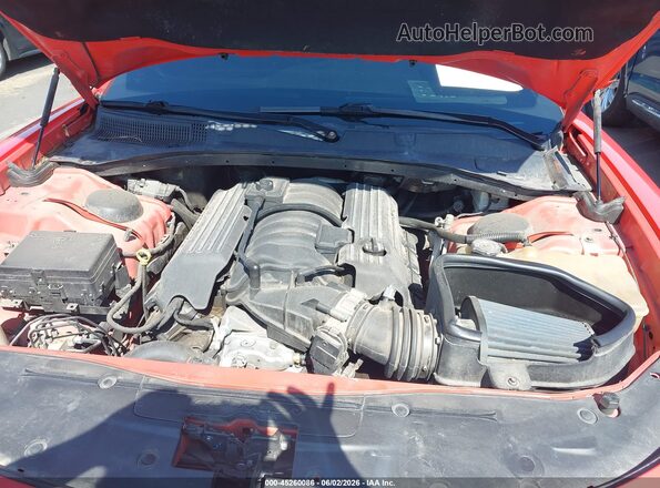 2C3CDXGJ0HH620593 2017 DODGE CHARGER Orange Vista trasera