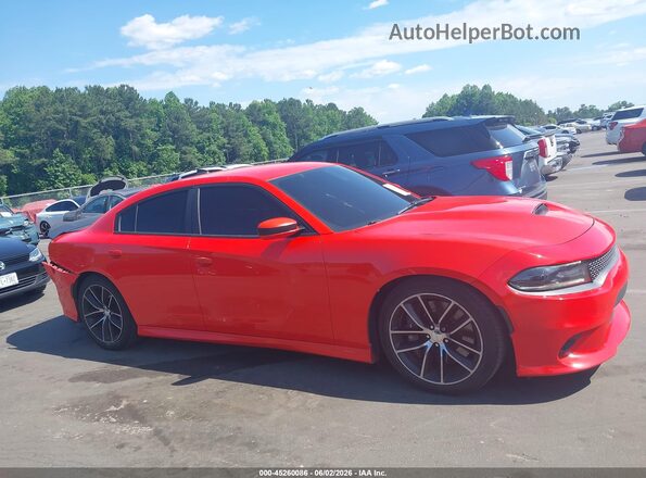 2C3CDXGJ0HH620593 2017 DODGE CHARGER Orange Vista interior trasera