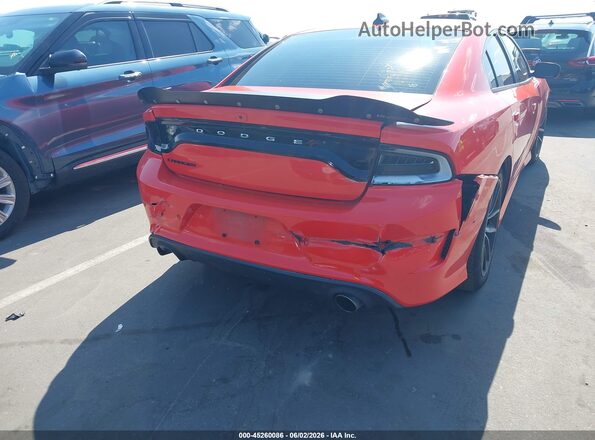 2C3CDXGJ0HH620593 2017 DODGE CHARGER Orange Vista frontal