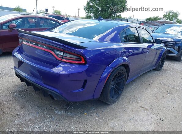 2C3CDXGJ0JH290735 2018 DODGE CHARGER Purple Հետևի աջ