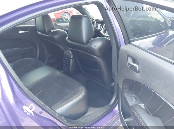 2C3CDXGJ0JH290735 2018 DODGE CHARGER Purple VIN կոդի պիտակի տեսք