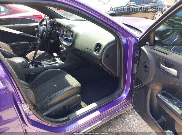 2C3CDXGJ0JH290735 2018 DODGE CHARGER Purple Սալոնի դիմացի տեսք