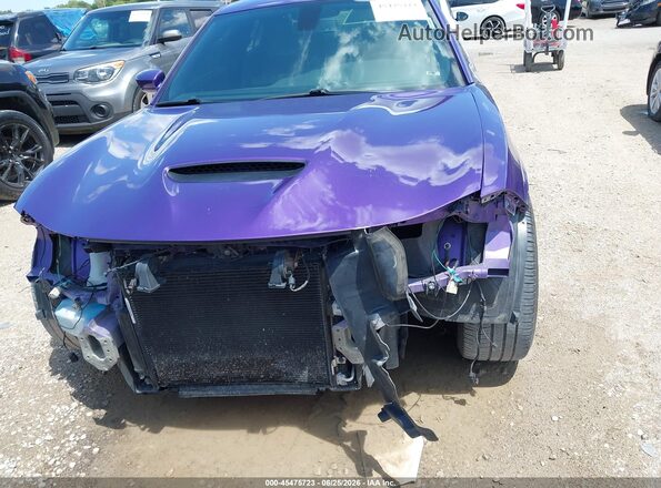 2C3CDXGJ0JH290735 2018 DODGE CHARGER Purple Սարքավորումների վահանակի տեսք