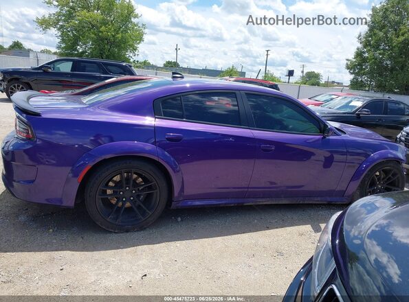 2C3CDXGJ0JH290735 2018 DODGE CHARGER Purple Սալոնի հետևի տեսք
