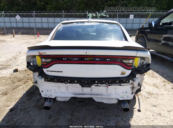 2C3CDXGJ0LH255034 2020 DODGE CHARGER White წინა ხედი