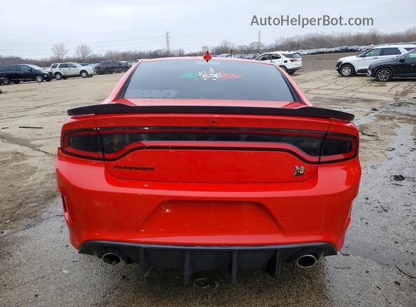 2C3CDXGJ0NH267784 2022 DODGE CHARGER Red Rear view