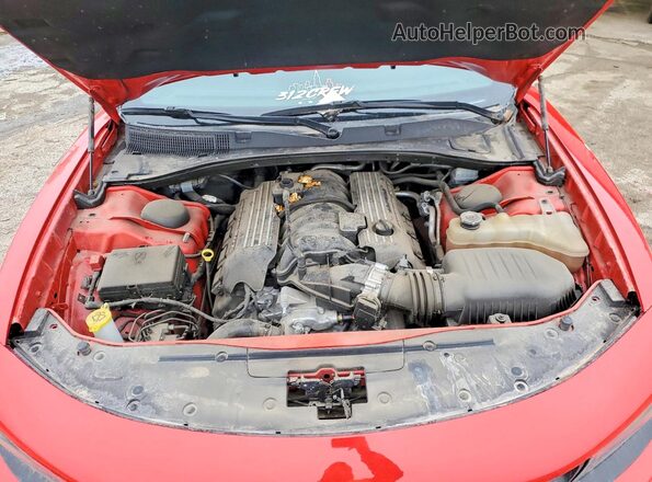 2C3CDXGJ0NH267784 2022 DODGE CHARGER Red Rear interior view