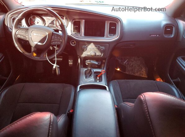 2C3CDXGJ0NH267784 2022 DODGE CHARGER Red Dashboard view
