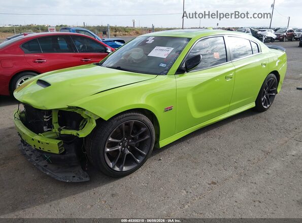 2C3CDXGJ0PH506690 2023 DODGE CHARGER Green Przód lewy