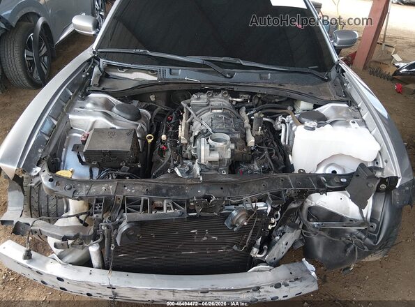 2C3CDXGJ1GH218757 2016 DODGE CHARGER Gray Հետևի տեսք