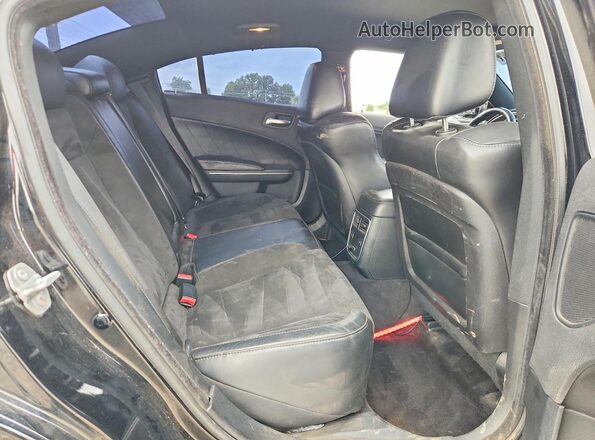 2C3CDXGJ1GH332905 2016 DODGE CHARGER Black Vista de los asientos traseros