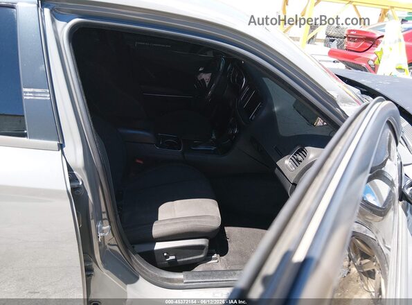 2C3CDXGJ1HH652663 2017 DODGE CHARGER Silver Front interior view