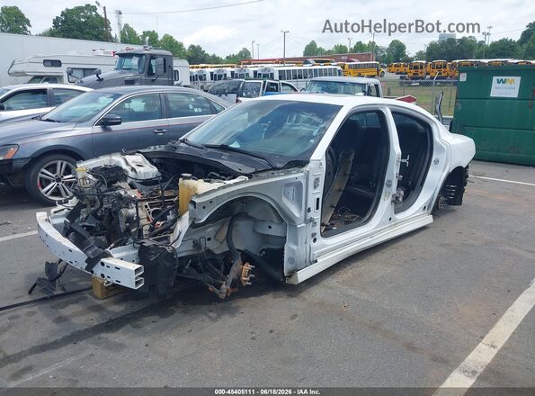 2C3CDXGJ1JH230561 2018 DODGE CHARGER White Առջևի ձախ երեք քառորդ տեսարան