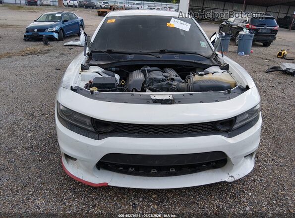 2C3CDXGJ1KH520090 2019 DODGE CHARGER White ხელსაწყოთა პანელის ხედი