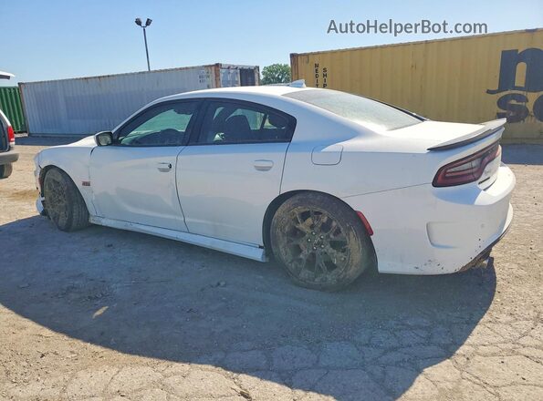 2C3CDXGJ1KH638012 2019 DODGE CHARGER White Trasero izquierdo