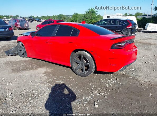 2C3CDXGJ1KH742421 2019 DODGE CHARGER Orange Trasero izquierdo