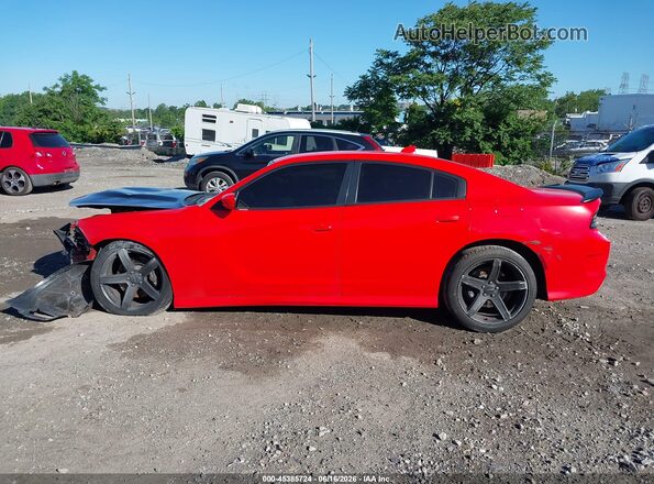 2C3CDXGJ1KH742421 2019 DODGE CHARGER Orange Vista interior trasera