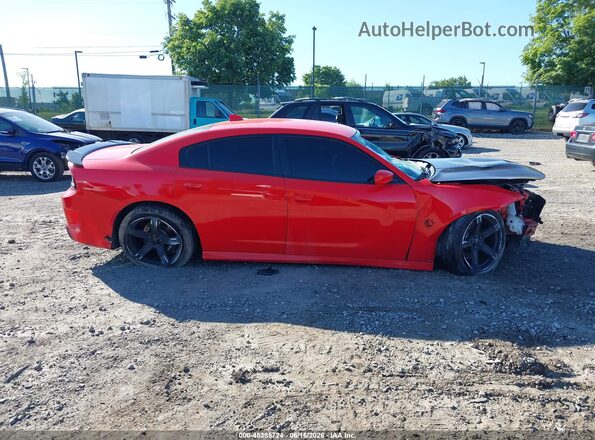 2C3CDXGJ1KH742421 2019 DODGE CHARGER Orange Vista del cuadro de instrumentos