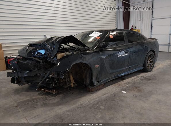 2C3CDXGJ1KH742712 2019 DODGE CHARGER Black Przód lewy