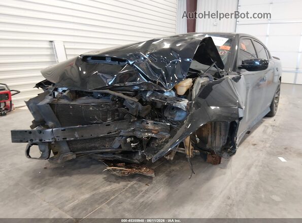 2C3CDXGJ1KH742712 2019 DODGE CHARGER Black Widok z przodu