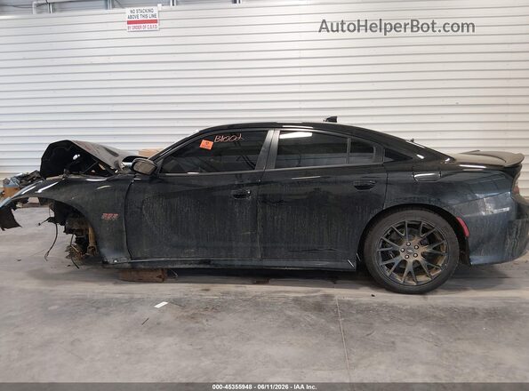 2C3CDXGJ1KH742712 2019 DODGE CHARGER Black Widok wnętrza z tyłu