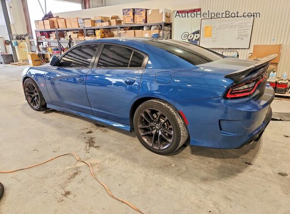 2C3CDXGJ1LH148347 2020 DODGE CHARGER Blue Rear left