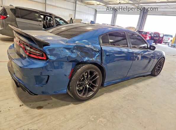 2C3CDXGJ1LH148347 2020 DODGE CHARGER Blue Rear right