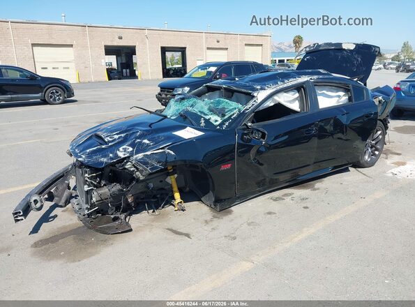 2C3CDXGJ1LH240977 2020 DODGE CHARGER Black Передня ліва чверть