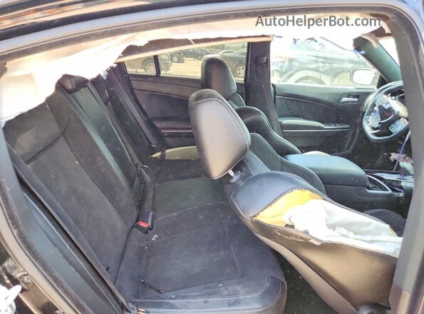 2C3CDXGJ1NH136038 2022 DODGE CHARGER Black Vista de los asientos traseros