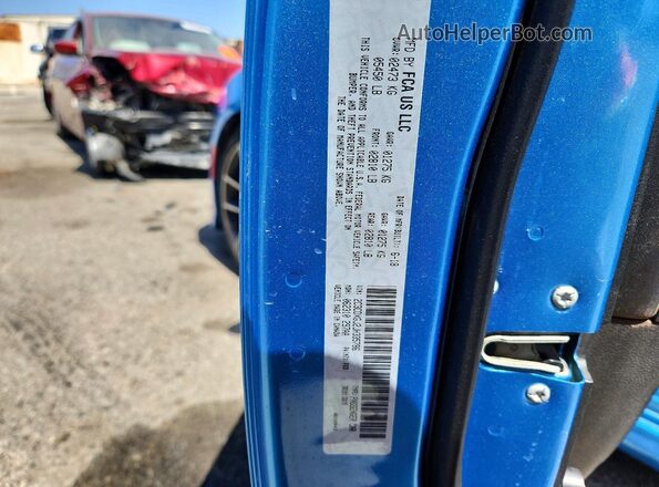 2C3CDXGJ2JH335786 2018 DODGE CHARGER Blue 