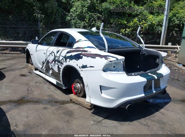 2C3CDXGJ2MH539816 2021 DODGE CHARGER Белый Задняя левая четверть