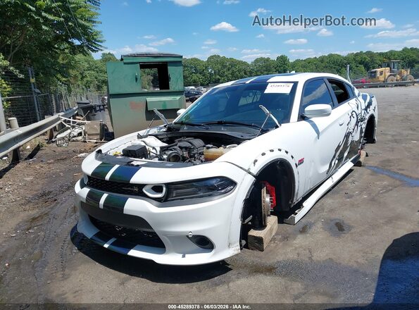 2C3CDXGJ2MH539816 2021 DODGE CHARGER Белый Передняя левая четверть