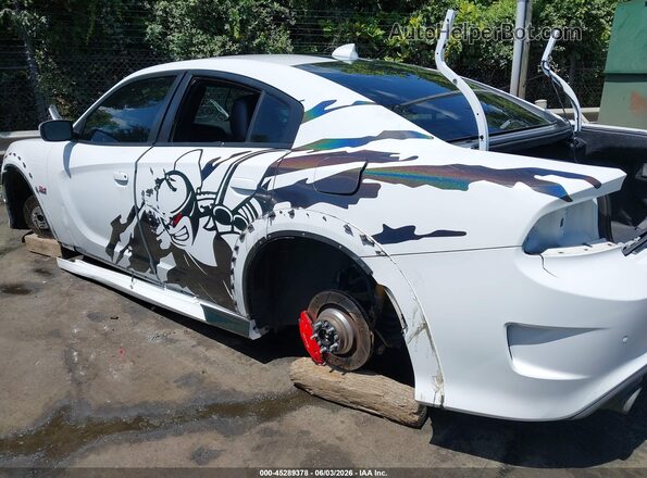 2C3CDXGJ2MH539816 2021 DODGE CHARGER Белый Вид задней части салона