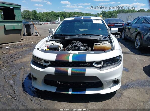 2C3CDXGJ2MH539816 2021 DODGE CHARGER Белый Вид панели приборов